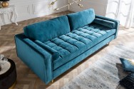BELLANI - 225CM TURKOS SAMMETSSOFFA