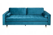 BELLANI - 225CM TURKOS SAMMETSSOFFA