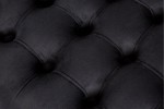 DYWA - 50CM SITTPALL I SVART SAMMET