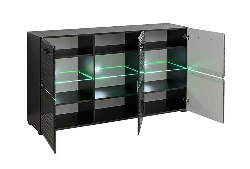Blake - 150cm Modern byrå/sdeboard/skänk, LED