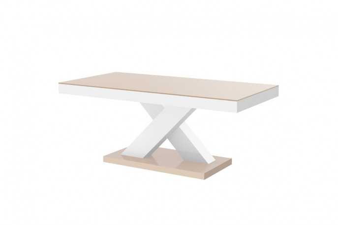 VICCO X - 120CM SOFFBORD SVART/VIT/GRÅ/BRUN
