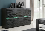 Blake - 150cm Modern byrå/sdeboard/skänk, LED