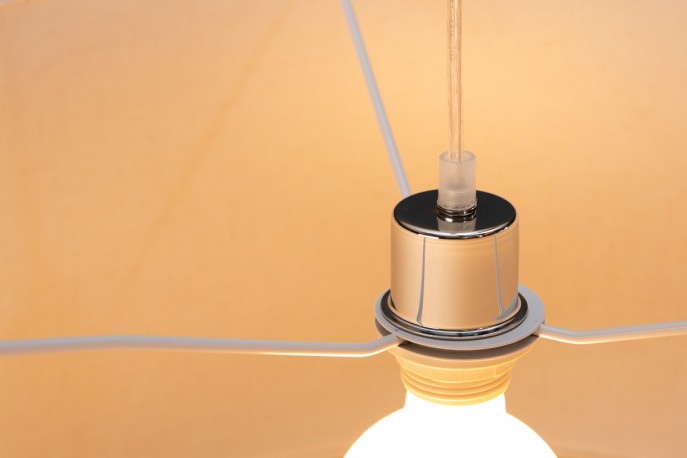 Pendant lamp Roots 50cm gray