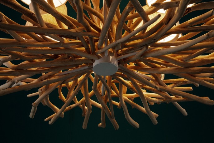 Chandelier Euphoria II 80cm driftwood
