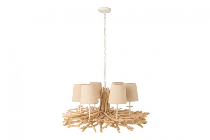 Chandelier Euphoria II 80cm driftwood