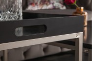 Elements coffee table set of 3 black tray