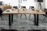 Dining table Fire & Earth 160cm Sheesham gray