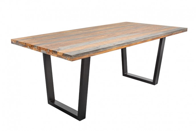 Dining table Fire & Earth 160cm Sheesham gray