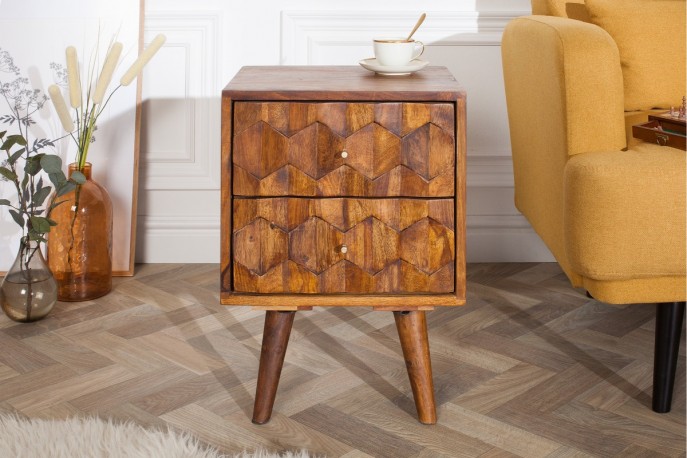 Bedside table Mystic Living 40cm Sheesham