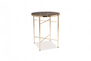 CORDELIA - Vackert soffbord med marmoreffekt 51 cm