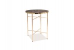 CORDELIA - Vackert soffbord med marmoreffekt 51 cm