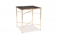 CORDELIA - Elegant soffbord med marmoreffekt 50 cm