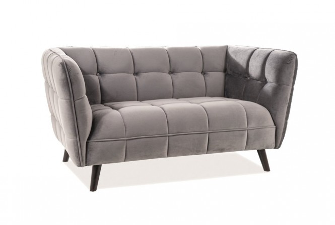 FLEMME - Lyxig tvåsitssoffa i finaste Bluvel-sammet