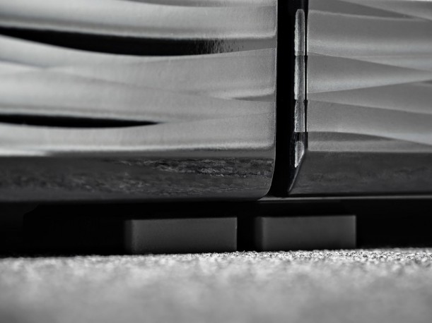 BLAKE W - TV-möbelgrupp i svart och sahara