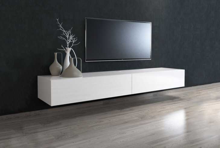 SLIDE 200 - TV-bänk, högblank