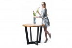 KON - Runt matbord i massivt ekträ 90 cm