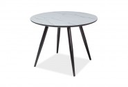 URBILD - Vackert matbord med marmoreffekt 100 cm