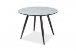 URBILD - Vackert matbord med marmoreffekt 100 cm