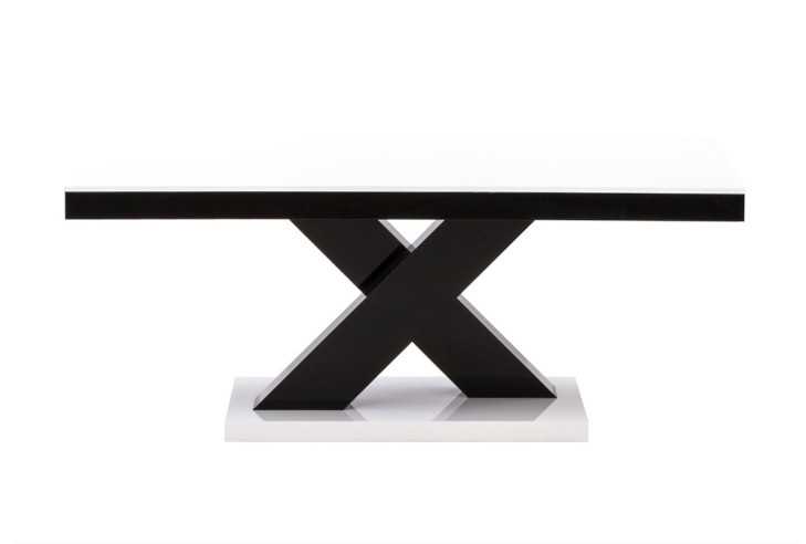VICCO X - 120CM SOFFBORD HÖGGLANS SVART/VIT/GRÅ