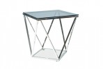 STERLING - Elegant soffbord i tempererat glas 53 cm
