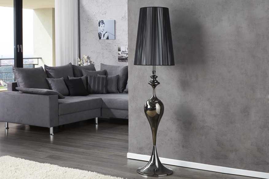 Lumien - svart golvlampa