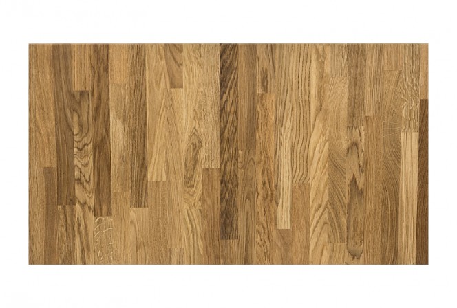 SILVIA - Skrivbord i massivt ekträ 110 cm 2