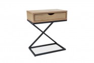 Liz I side table oak / black
