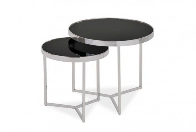 CORDELIA - Set om två soffbord i modern design 60 cm