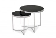 CORDELIA - Set om två soffbord i modern design 60 cm