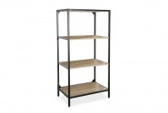 Meris R4 bookcase oak / black