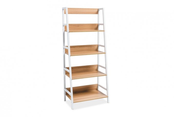 Olsen A bookcase oak / white