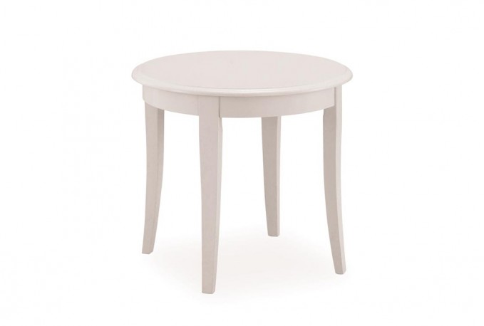 California D coffee table white