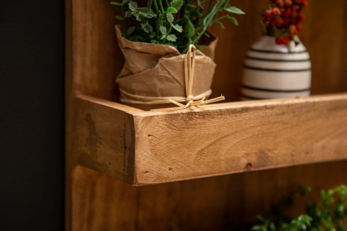 HEMINGWAY hylla 80 cm återvunnet teak