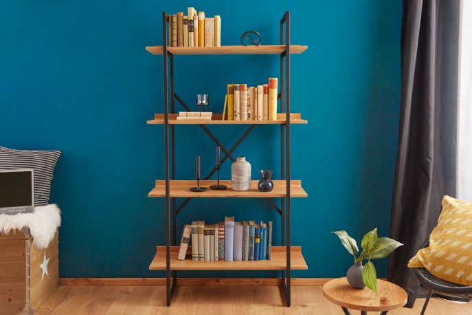 EXPO - Elegant hylla i ek 166 cm