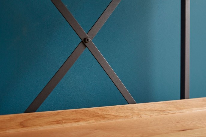 EXPO - Elegant hylla i ek 166 cm