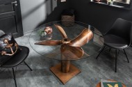Maritim - glasskiva till matbord 105 cm