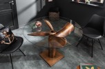 Maritim - glasskiva till matbord 105 cm