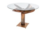 Maritim - glasskiva till matbord 105 cm