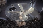 OCEAN matbord 94 cm silverram