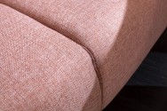 BRIS - Lyxig bäddsoffa sammet antikrosa 208 cm