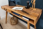 CLASSICO skrivbord mangoträ 120 cm