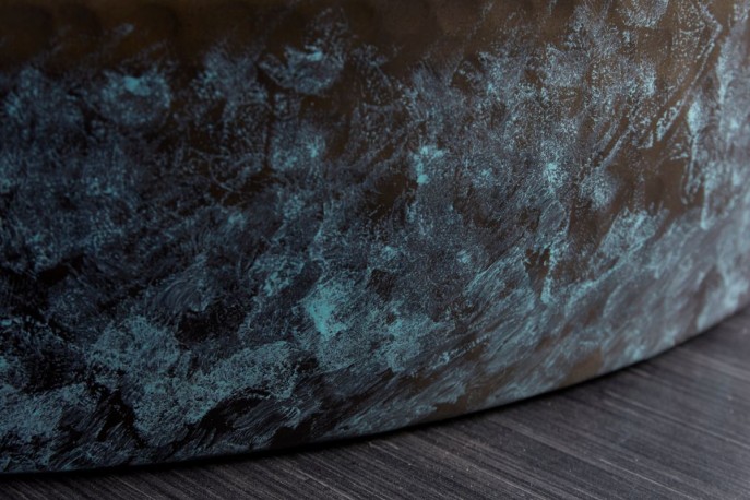 VOGUE III - 60cm soffbord blå/guld