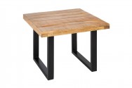 IRON CRAFT handgjort soffbord Mangoträ 60 cm