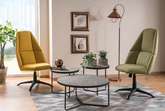 Protos fabric armchair