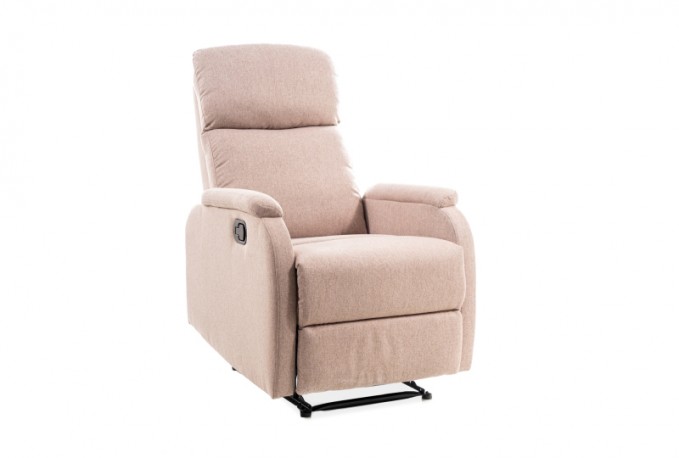 HADES - RECLINERFÅTÖLJ I BEIGE TYG