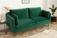 WELDE - Soffa i grönt sammet 210 cm