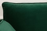 WELDE - Soffa i grönt sammet 210 cm