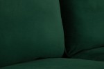 WELDE - Soffa i grönt sammet 210 cm