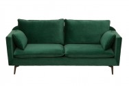 WELDE - Soffa i grönt sammet 210 cm