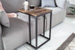 TRIODOS - Handgjort sidobord i massiv akaciaträ 43 cm